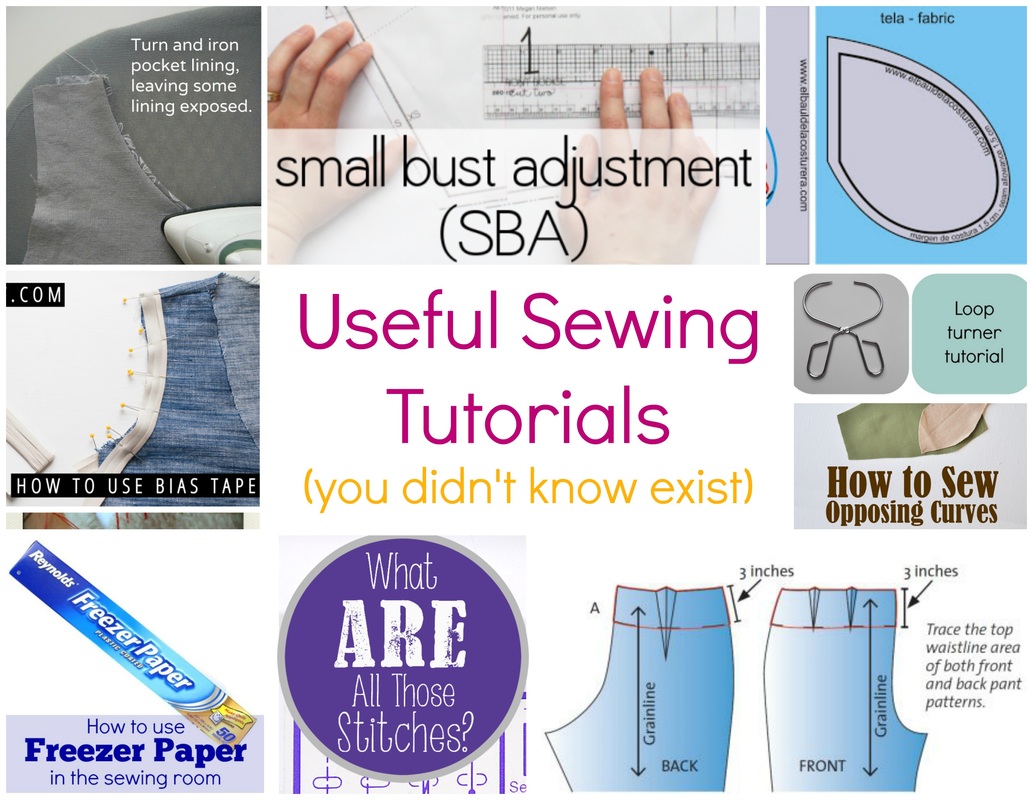 sewing 101, sewing tutorial, learn how to sew, sewing ideas, how to use bias tape, how to add inseam pockets, how to sew opposing curves, how to make a small bust adjustment, stitches tutorials, how to use freezer pattern in sewing, 