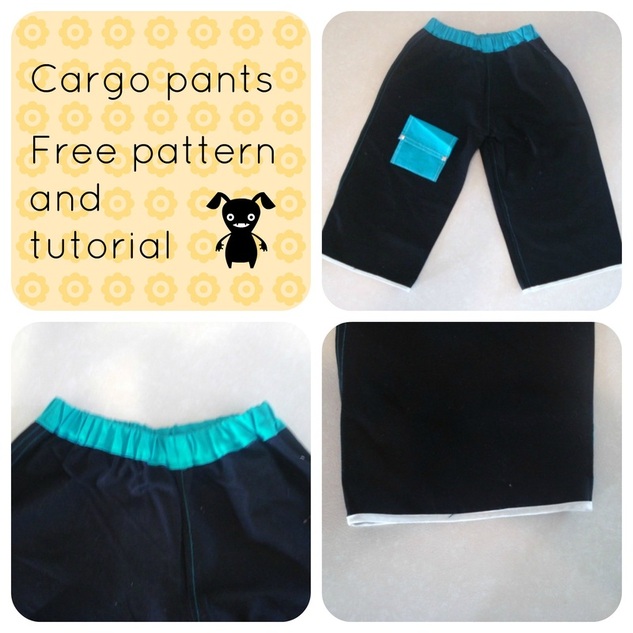 free sewing pattern, free sewing pattern online, free pants pattern, pants tutorial, how to make a pant, cargo pants tutorial, free printable sewing pattern, best free sewing patterns for beginners